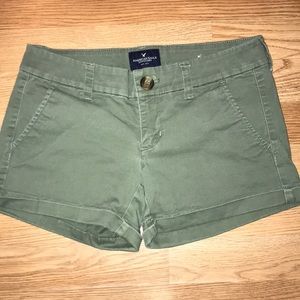 Army Green American Eagle Shorts